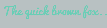 Image with Font Color 6ACEB6 and Background Color B8C1C2